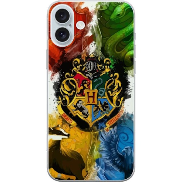 Apple iPhone 16 Plus Gjennomsiktig deksel Hogwarts hus