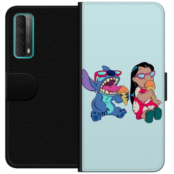 Huawei P smart 2021 Lompakkokotelo Lilo & Stitch