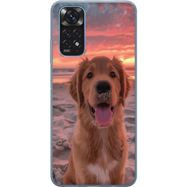 Xiaomi Redmi Note 11 Genomskinligt Skal Hund