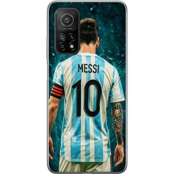 Xiaomi Mi 10T 5G Genomskinligt Skal Messi