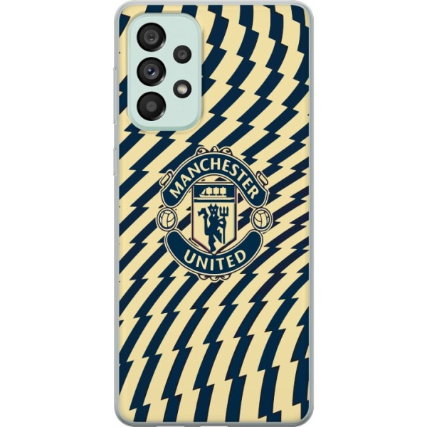 Samsung Galaxy A73 5G Gennemsigtig cover Manchester United F.C