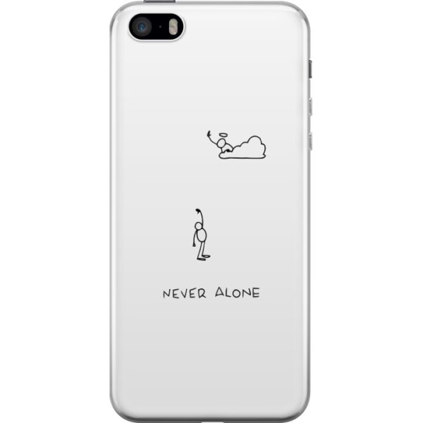 Apple iPhone SE (2016) Gennemsigtig cover Aldrig Alene