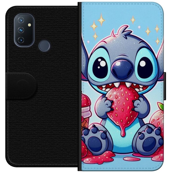 OnePlus Nord N100 Lompakkokotelo Strawberry Stitch