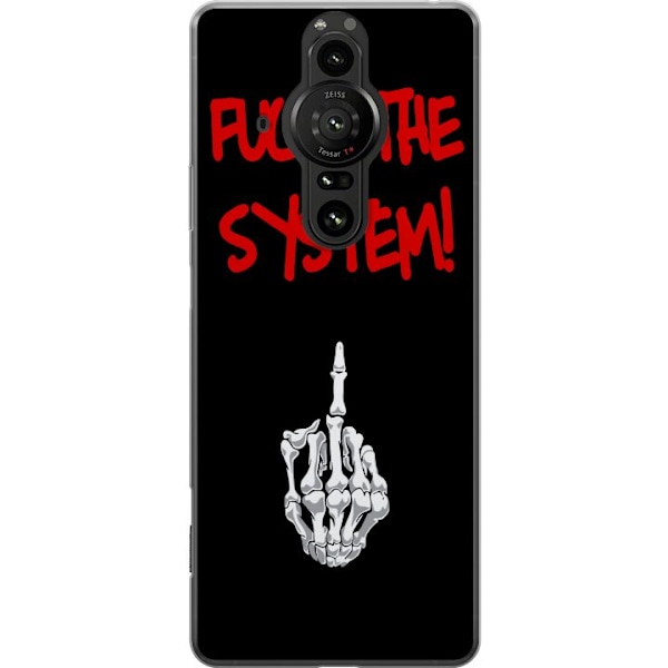 Sony Xperia Pro-I Genomskinligt Skal Fuck System