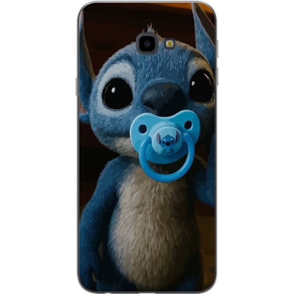 Samsung Galaxy J4+ Läpinäkyvä kuori Stitch & Napp - vauvateema söpöllä hahmolla