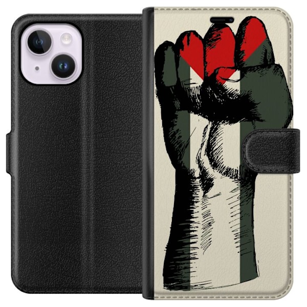 Apple iPhone 15 Plus Lompakkokotelo Käsi sidottu Palestinan v