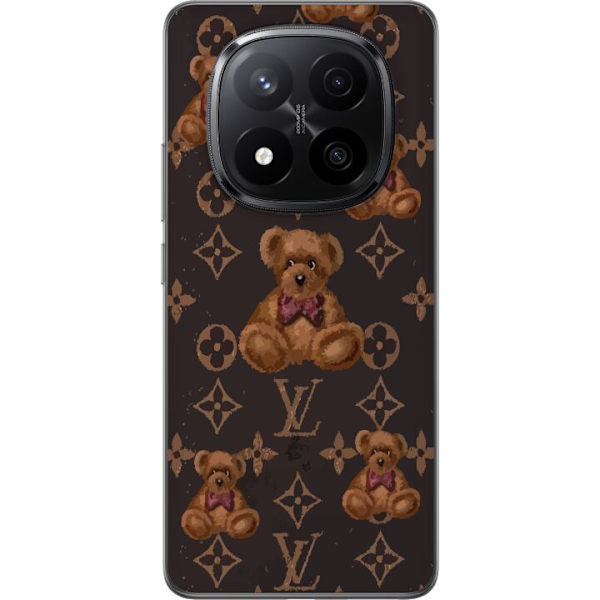 Xiaomi Redmi Note 14 Pro+ Läpinäkyvä kuori Louis Vuitton Teddykarhu Kuvio Ylellinen Muotisuunnittelu Suosittu Motiivi Muoti-Trendi Ylelliset Asuste