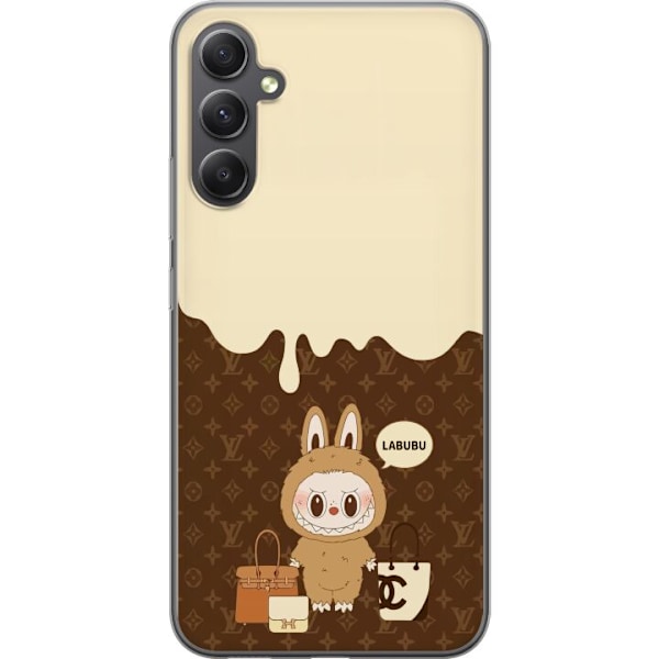 Samsung Galaxy A16 5G Gennemsigtig cover Labubu Blue Chill - B