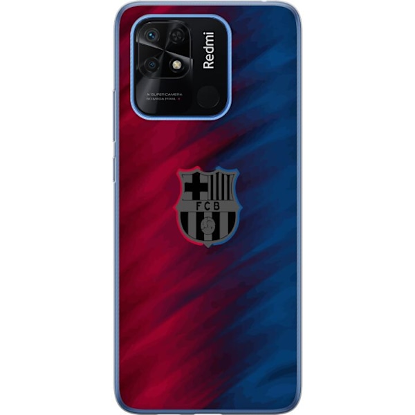 Xiaomi Redmi 10C Läpinäkyvä kuori FC Barcelona