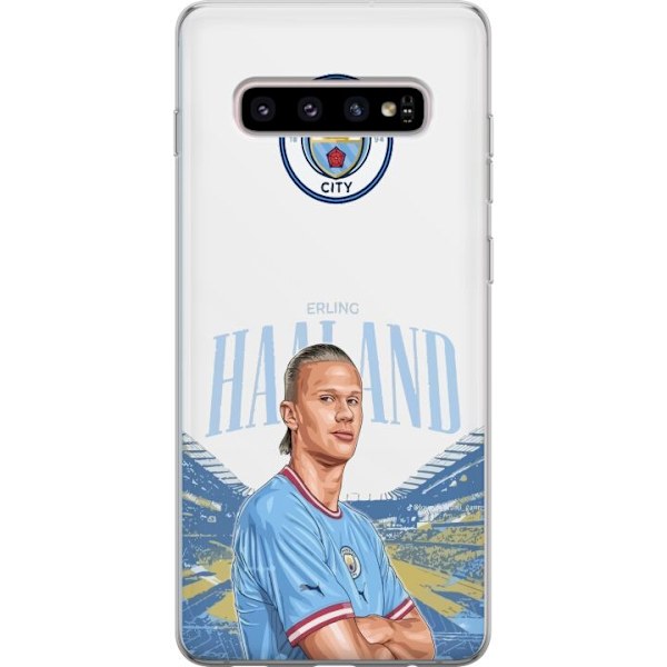 Samsung Galaxy S10+ Läpinäkyvä kuori Erling Haaland