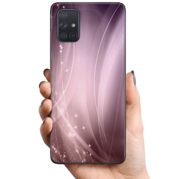 Samsung Galaxy A71 TPU Mobilskal Lavender Dust