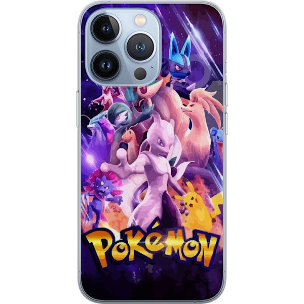 Apple iPhone 13 Pro Gjennomsiktig deksel Pokemon