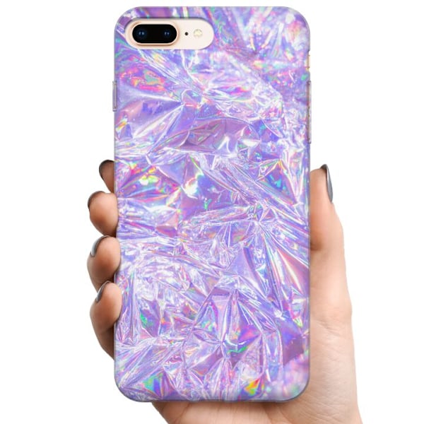 Apple iPhone 7 Plus TPU Mobildeksel Holografiske diamanter