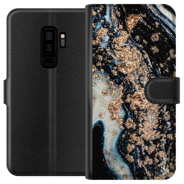 Kompatibelt Plånboksfodral till Samsung Galaxy S9+ Jet