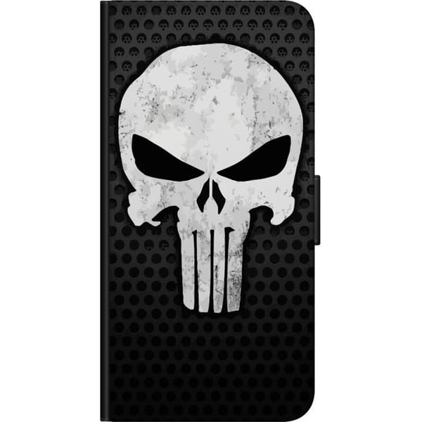 Kompatibelt Plånboksfodral till OnePlus 9 Pro Punisher
