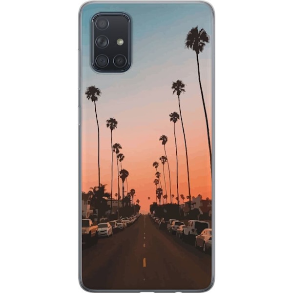 Samsung Galaxy A71 Genomskinligt Skal Sommar