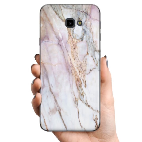 Samsung Galaxy J4+ TPU Mobildeksel Marmor