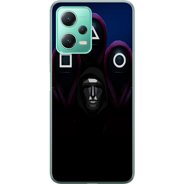 Xiaomi Redmi Note 12 Läpinäkyvä kuori Squid Game Kausi 3 Uudet Ikoni Suosittu Sarja TV Motiivi Aasialainen Draama Trendikäs Graafinen Suunnittelu