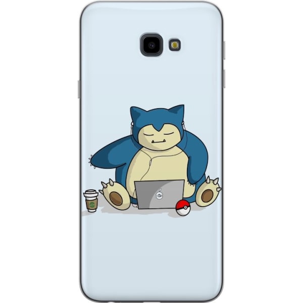 Samsung Galaxy J4+ Gennemsigtig cover Pokemon Rolig