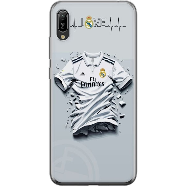 Huawei Y6 Pro (2019) Läpinäkyvä kuori Real Madrid