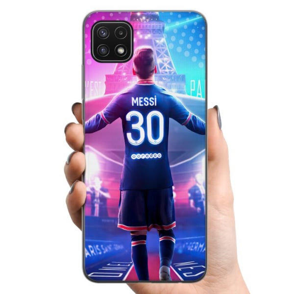 Samsung Galaxy A22 5G TPU Matkapuhelimen kuori Lionel Messi