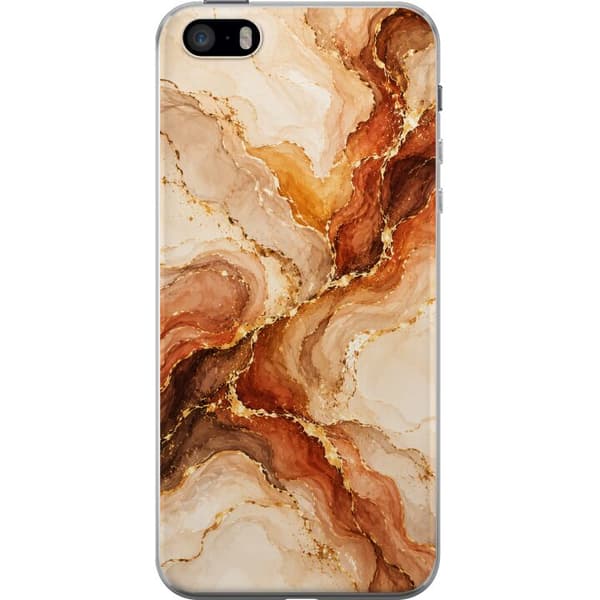 Kompatibelt Mobilskal till Apple iPhone SE (2016) Höstagat beige