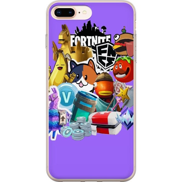 Apple iPhone 8 Plus Läpinäkyvä kuori Fortnite