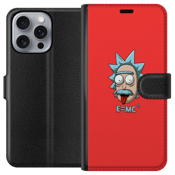 Apple iPhone 16 Pro Max Lommeboketui E=MC2 Rick and Morty