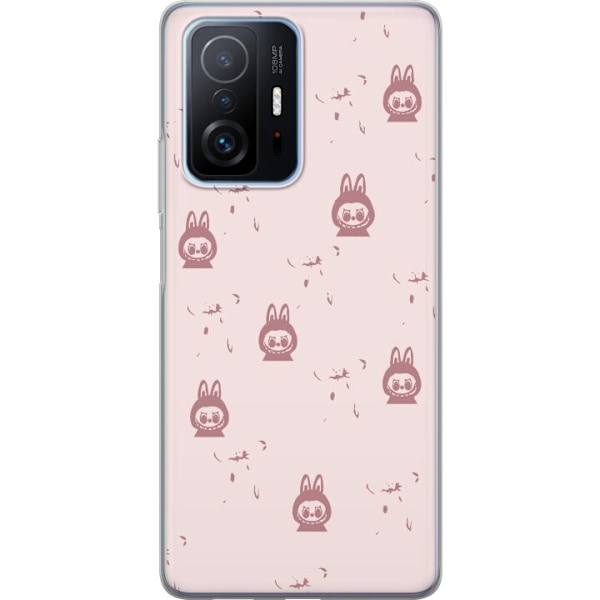 Xiaomi 11T Pro Läpinäkyvä kuori Labubu Neon Pop - Neonväri