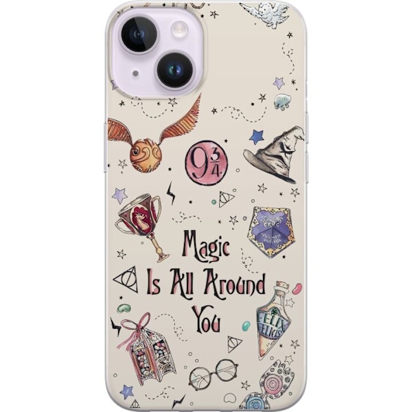 Apple iPhone 15 Gennemsigtig cover Harry Potter