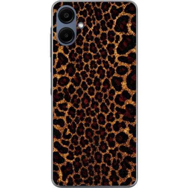 Kompatibelt Mobilskal till Samsung Galaxy A06 Wild Leopard brun
