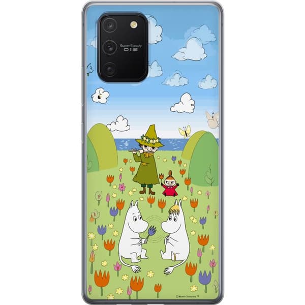 Kompatibelt Mobildeksel til Samsung Galaxy S10 Lite Mumin i blomsteräng grønn