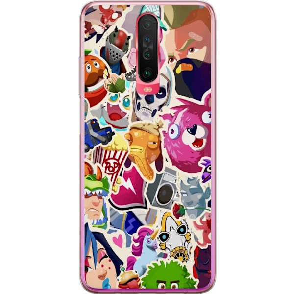 Xiaomi Redmi K30 Gennemsigtig cover Fortnite