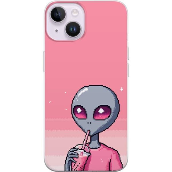 Kompatibelt Mobildeksel til Apple iPhone 14 Alien Smoothie