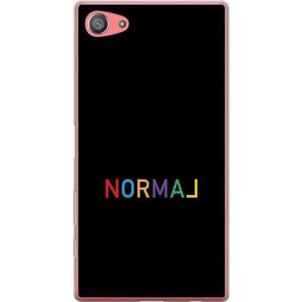 Kompatibelt Mobildeksel til Sony Xperia Z5 Compact Färgglad Normal text svart