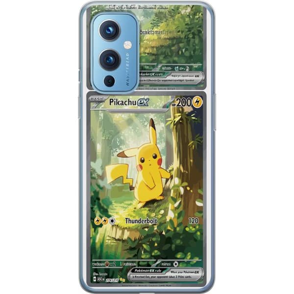 Kompatibelt Mobildeksel til OnePlus 9 Pikachu grønn