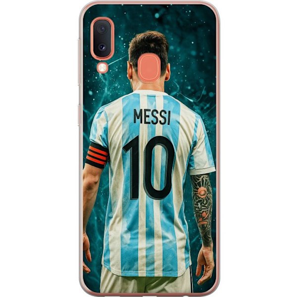 Samsung Galaxy A20e Gennemsigtig cover Messi