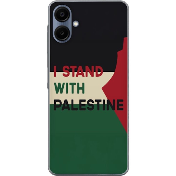 Samsung Galaxy A06 Läpinäkyvä kuori Pysähdy Palestiinan pu