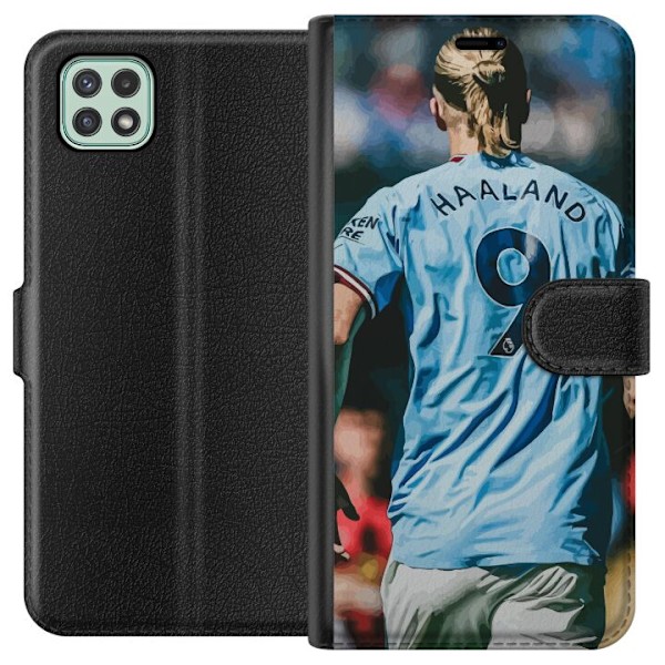 Samsung Galaxy A22 5G Lompakkokotelo Erling Haaland