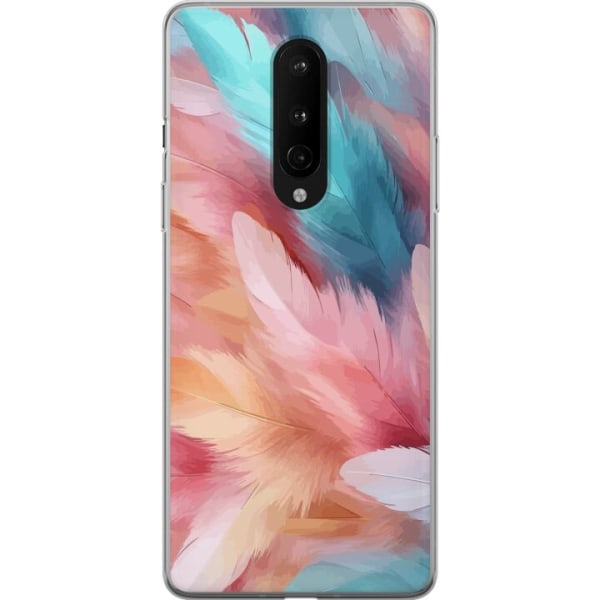 OnePlus 8 Läpinäkyvä kuori Sulat