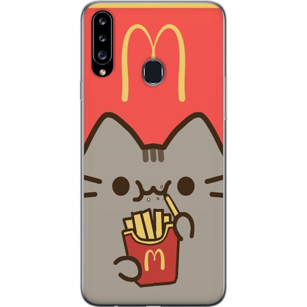 Samsung Galaxy A20s Gennemsigtig cover Mc D Kawaii