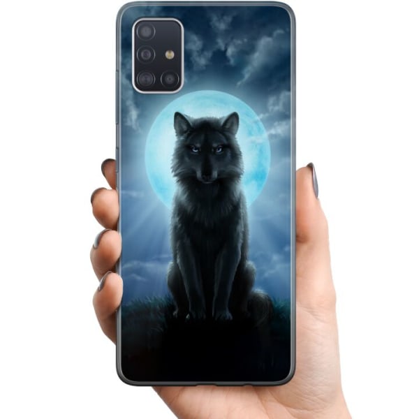 Samsung Galaxy A51 TPU Mobildeksel Ulv i mørket