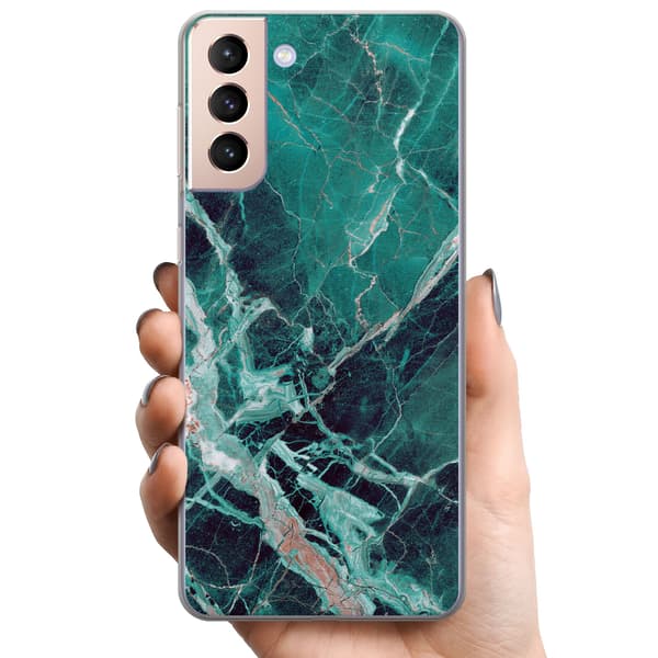 Kompatibelt Mobilskal till Samsung Galaxy S21 Marmor