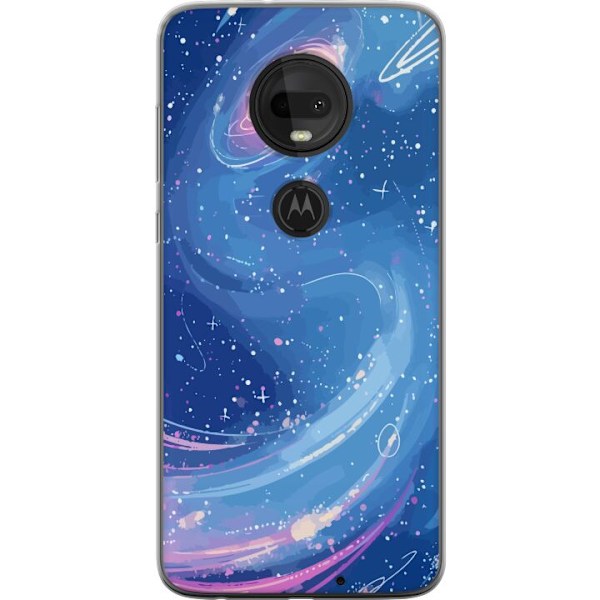 Motorola Moto G7 Gennemsigtig cover Galaksen