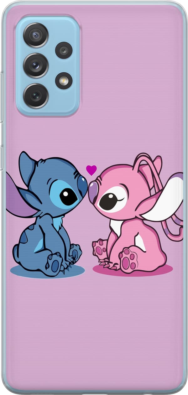 Kompatibelt Mobilskal till Samsung Galaxy A52 5G lilo & stitch 2025