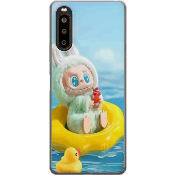 Sony Xperia 10 II Läpinäkyvä kuori Labubu Stripe Attack - R