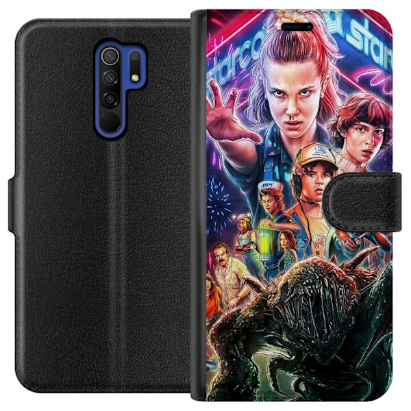 Xiaomi Redmi 9 Lompakkokotelo Stranger Things