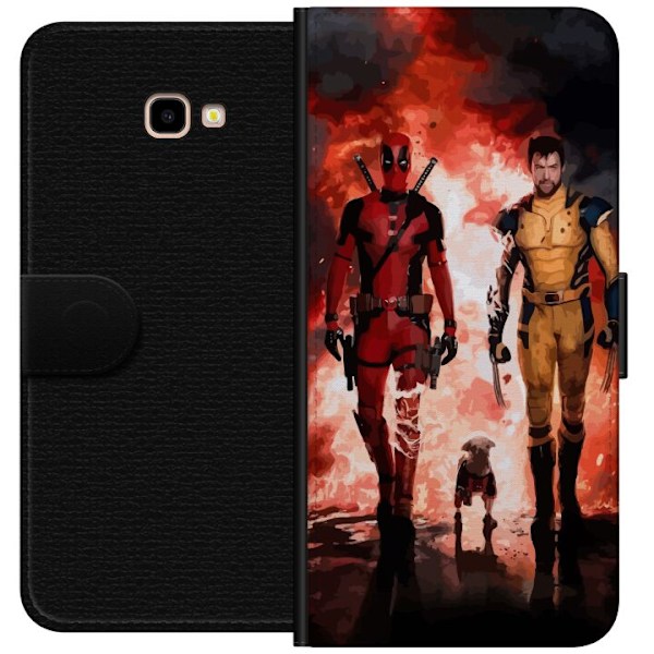 Samsung Galaxy J4+ Tegnebogsetui Wolverine Deadpool