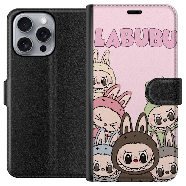 Apple iPhone 16 Pro Max Lompakkokotelo Labubu Classics
