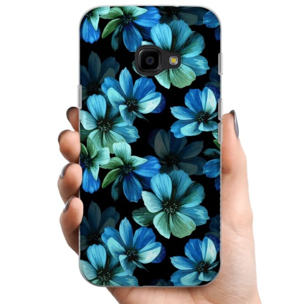 Samsung Galaxy Xcover 4 TPU Mobilcover Blomster